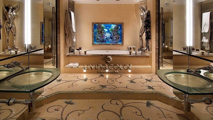 room_21_decorating_ideas_with_aquarium home spa aquarium decorations