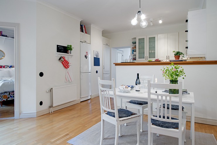 Charming Apartment With Spring Decorating In Sweden11