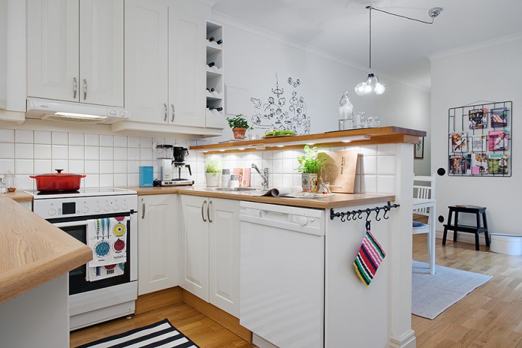 Charming Apartment With Spring Decorating In Sweden12