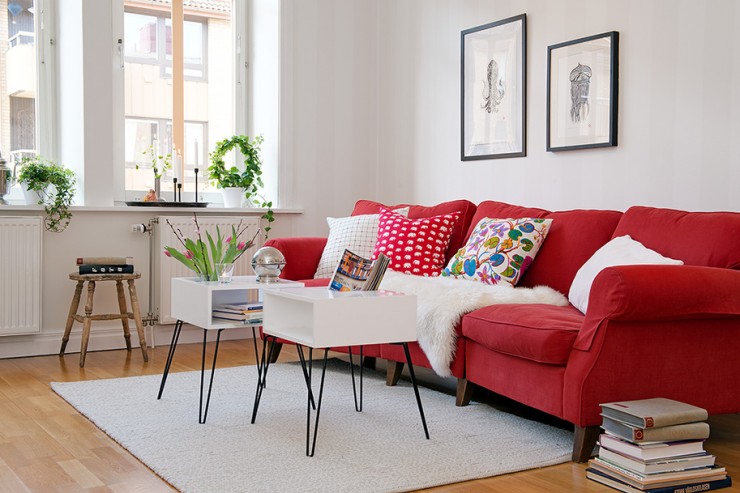 Charming Apartment With Spring Decorating In Sweden4