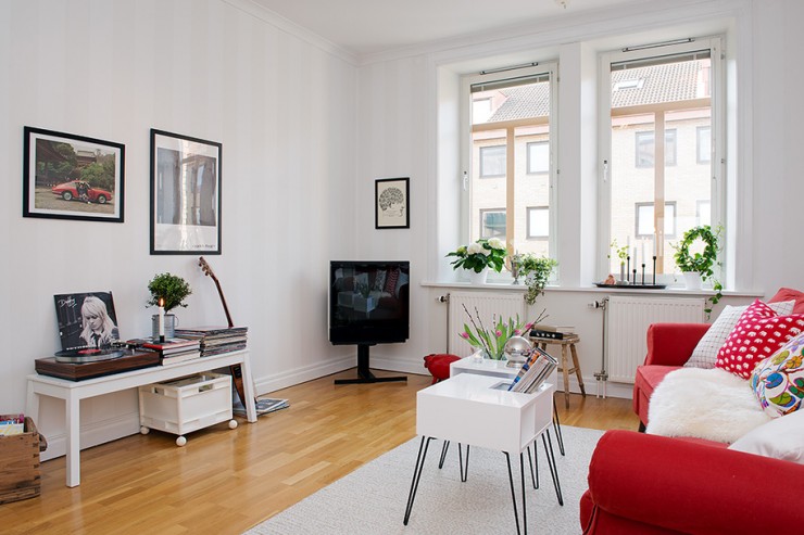 Charming Apartment With Spring Decorating In Sweden5