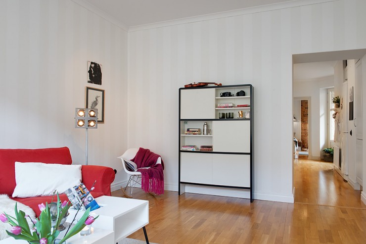 Charming Apartment With Spring Decorating In Sweden7