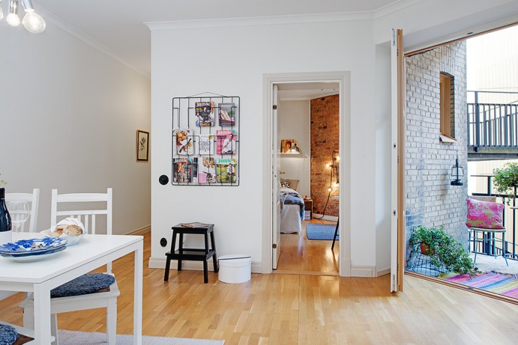 Charming Apartment With Spring Decorating In Sweden9