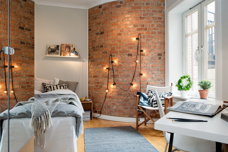Charming Apartment With Spring Decorating In Sweden