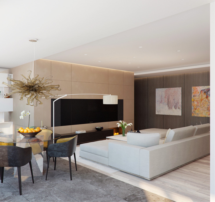 Contemporary Living Room Designs by Fedorova14