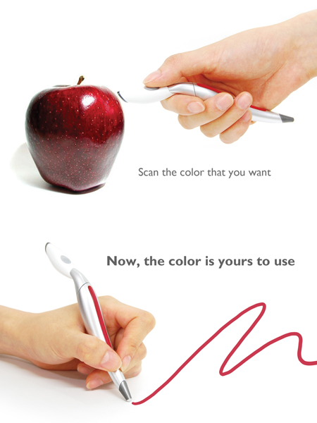 Magic Color Picker Pen by Jinsu Park