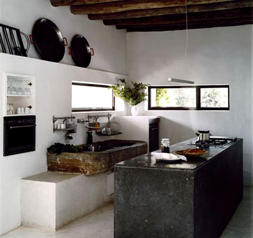 concrete-rustic-kitchen concrete rustic kitchen