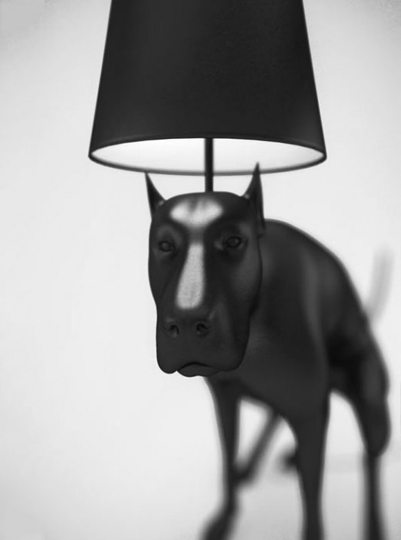 pooping-black-dog-lamps-whatshisname-3 Unique Pooping Black Dog Lamps by Whatshisname 3