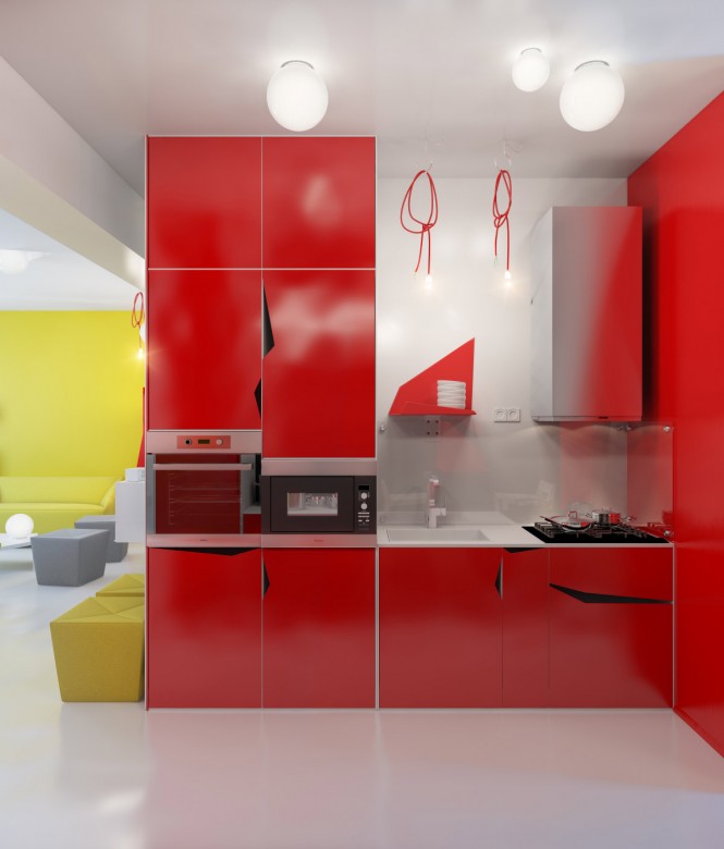 small_colorful_house_7 small colorful house yellow and red 7